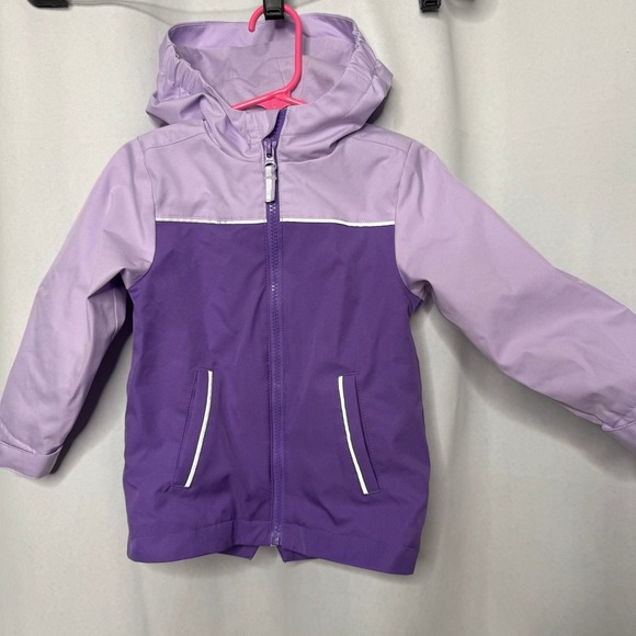 Girls Toddler 2T Jacket Water & Wind‎ Resistant -Light Weight W/ Hood Swiss Tech - Picture 1 of 9